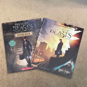 Scholastic Fantastic Beasts Poster Book Set & Panini Sticker Album